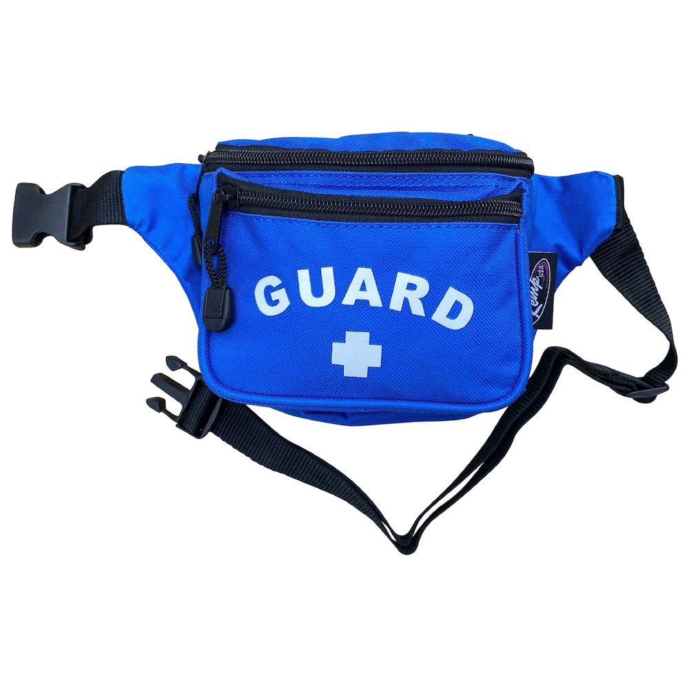 Hip Pack with GUARD Logo, Royal Blue. Picture 8