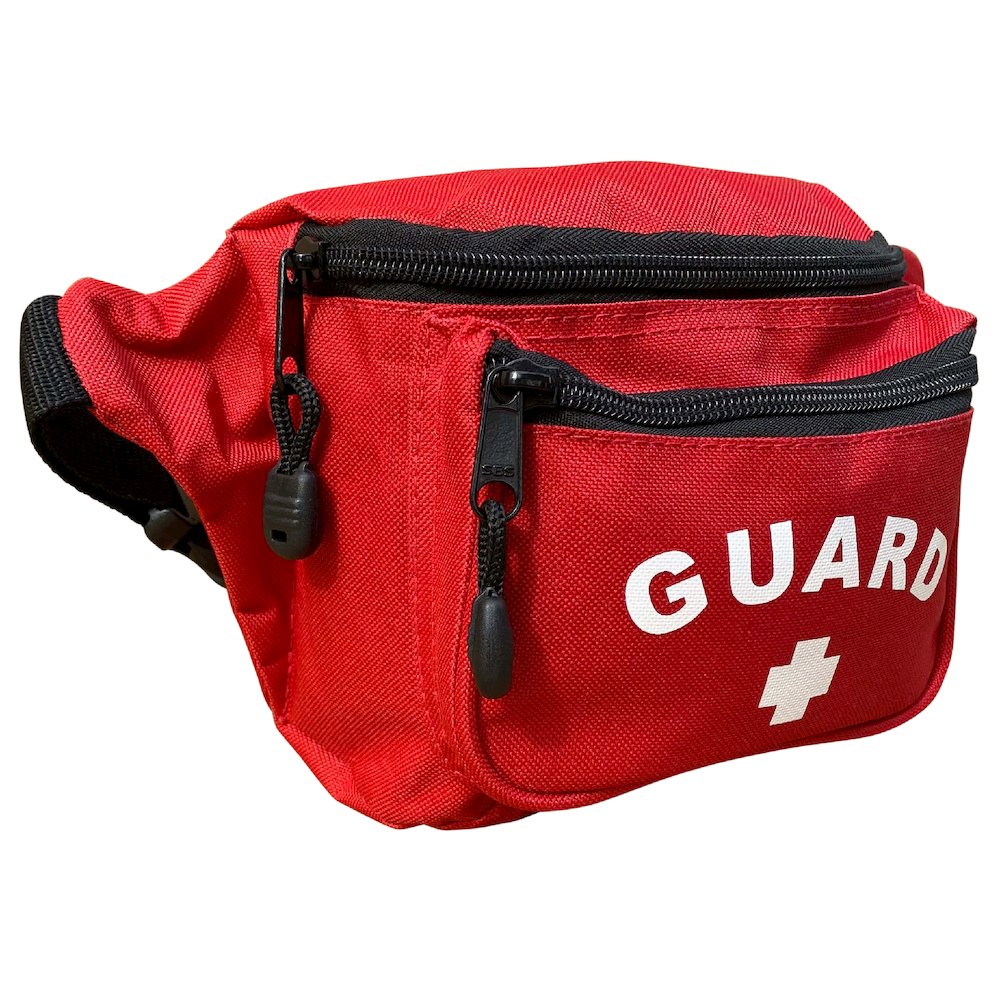 Hip Pack with GUARD Logo, Red. Picture 3