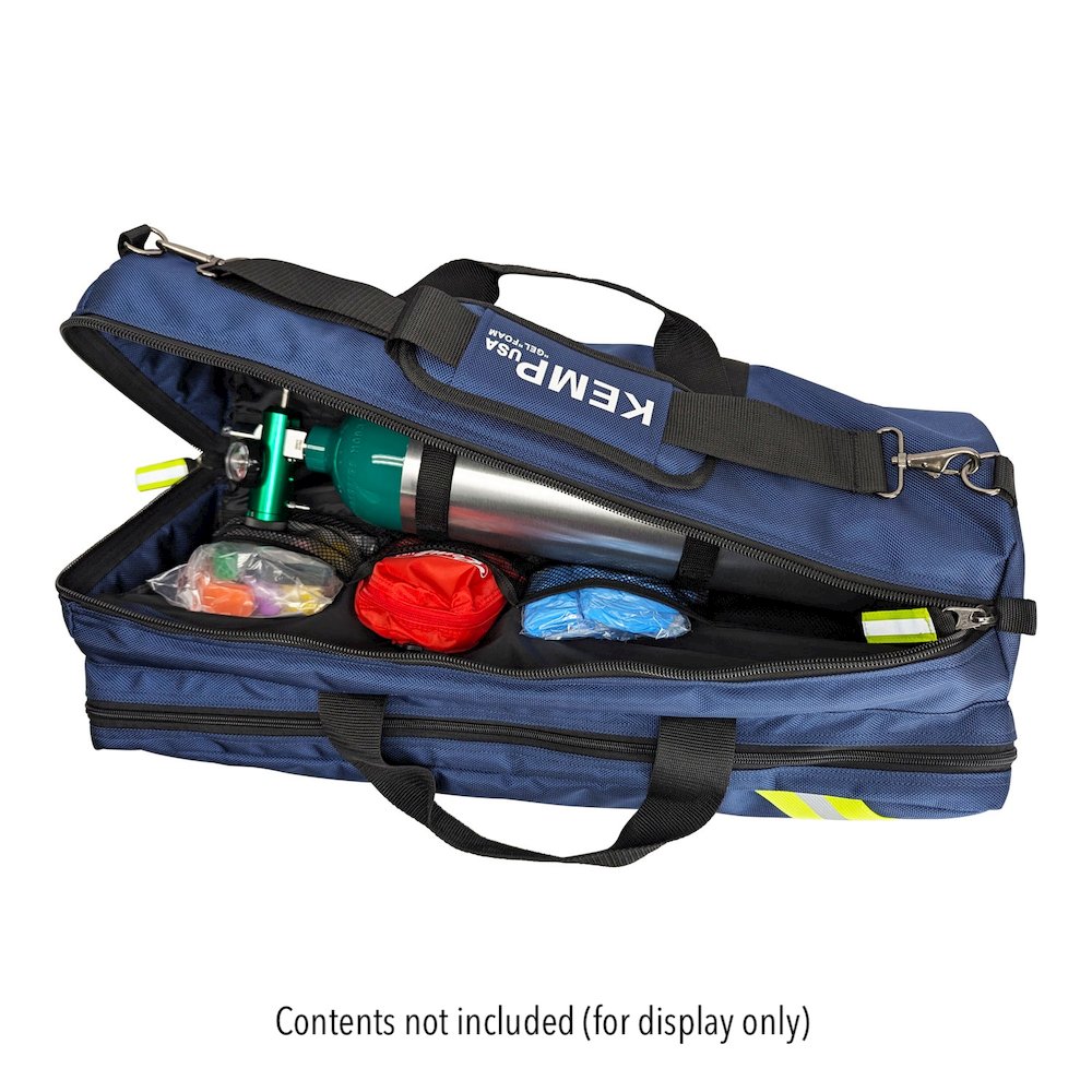 Premium Oxygen Bag, Navy Blue. Picture 5