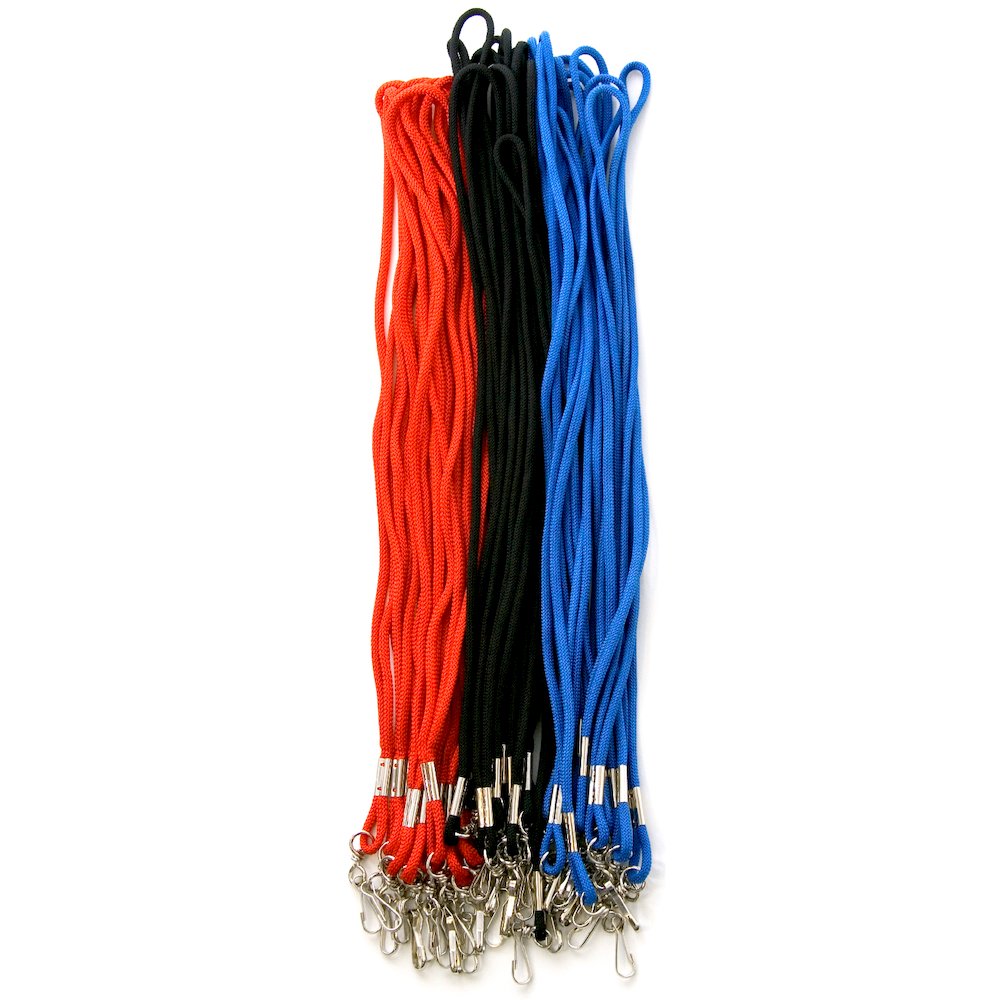 Premium Rope Lanyard, Royal Blue. Picture 2