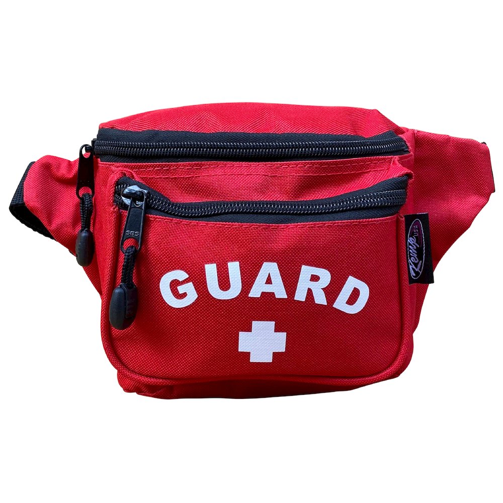Hip Pack with GUARD Logo, Red. Picture 1