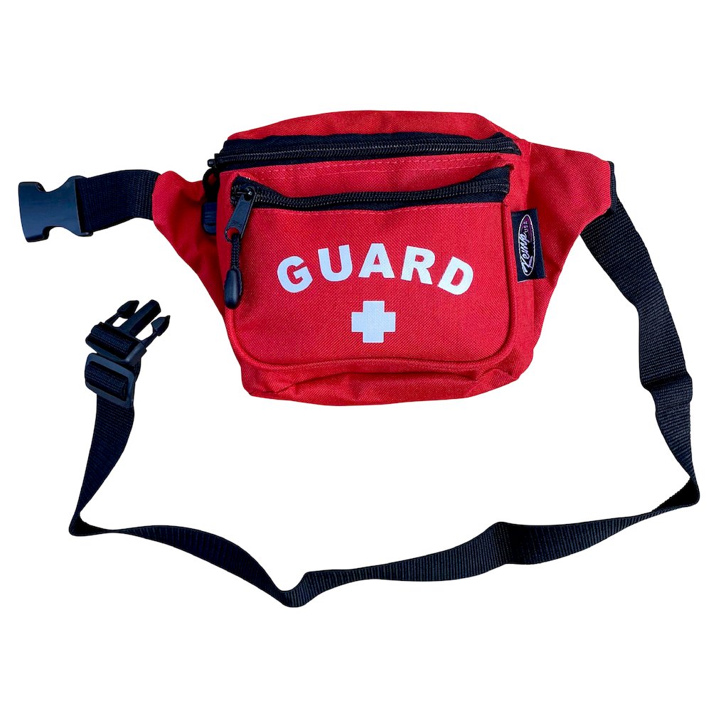 Hip Pack with GUARD Logo, Red. Picture 4