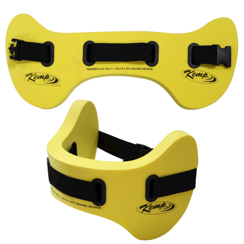 Pro Water Aerobic Belt, Size Medium, Yellow. Picture 1