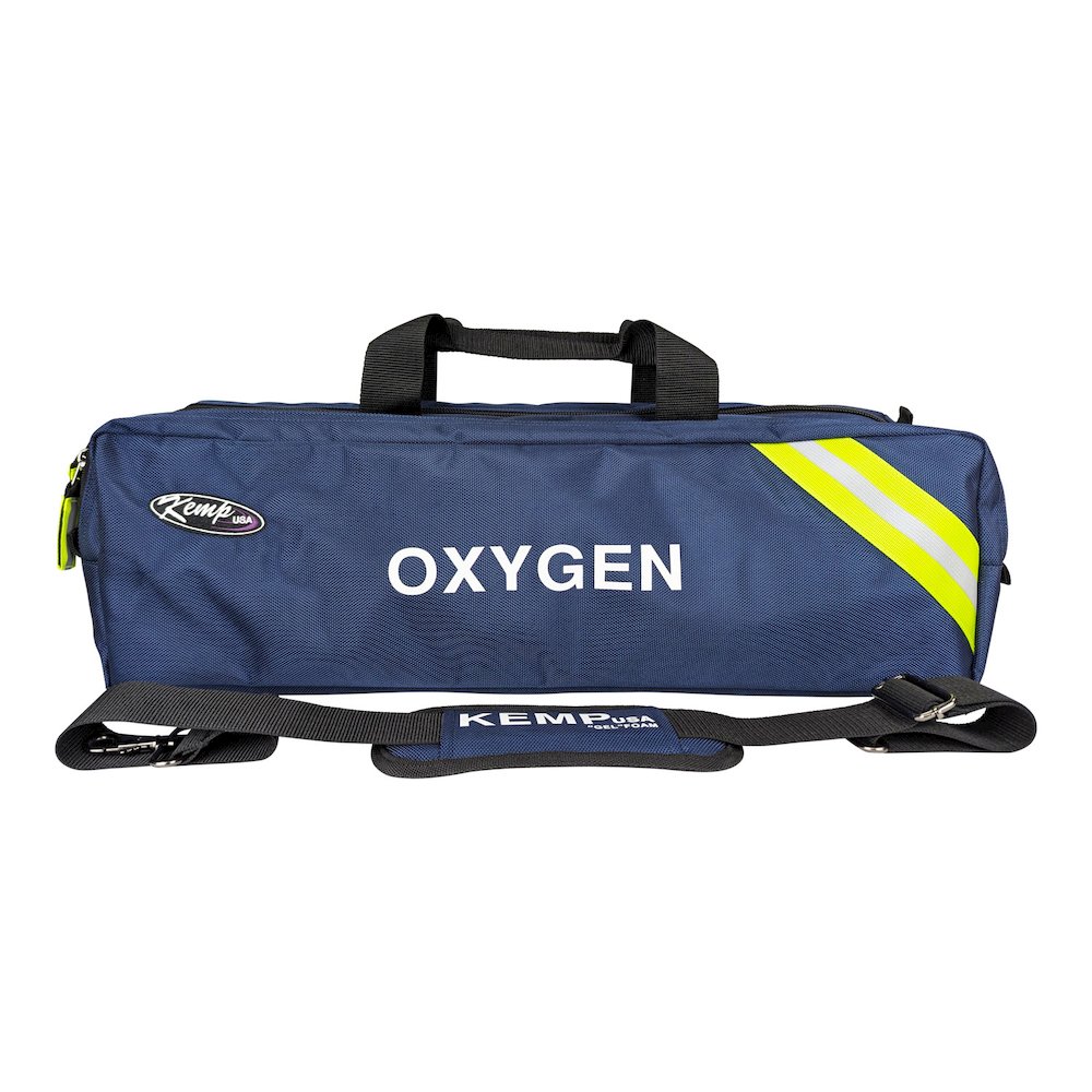 Premium Oxygen Bag, Navy Blue. Picture 1