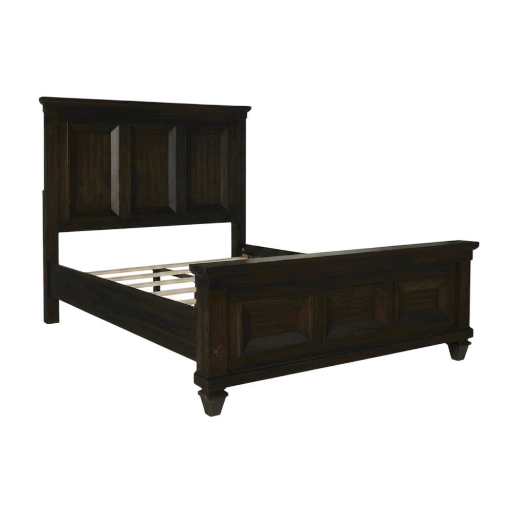 Wood Queen Bedroom Furniture Set with Dresser, Mirror, Chest, Nightstands. Picture 3
