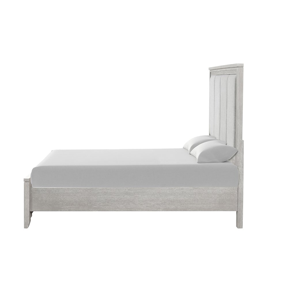 Fiona Wood King Storage Bed in Mist Gray. Picture 4