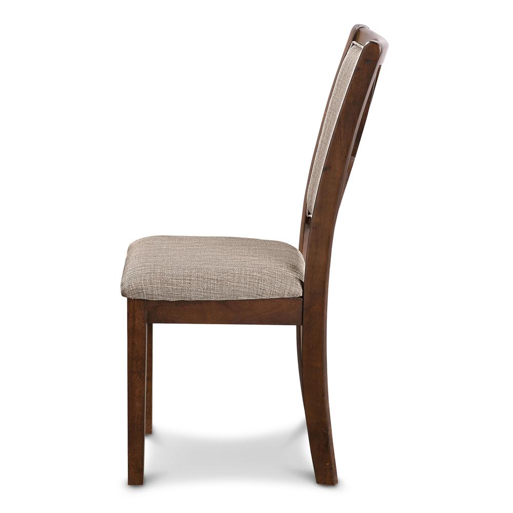 Furniture Amy 5-Piece Contemporary Wood Dining Set in Cherry. Picture 10
