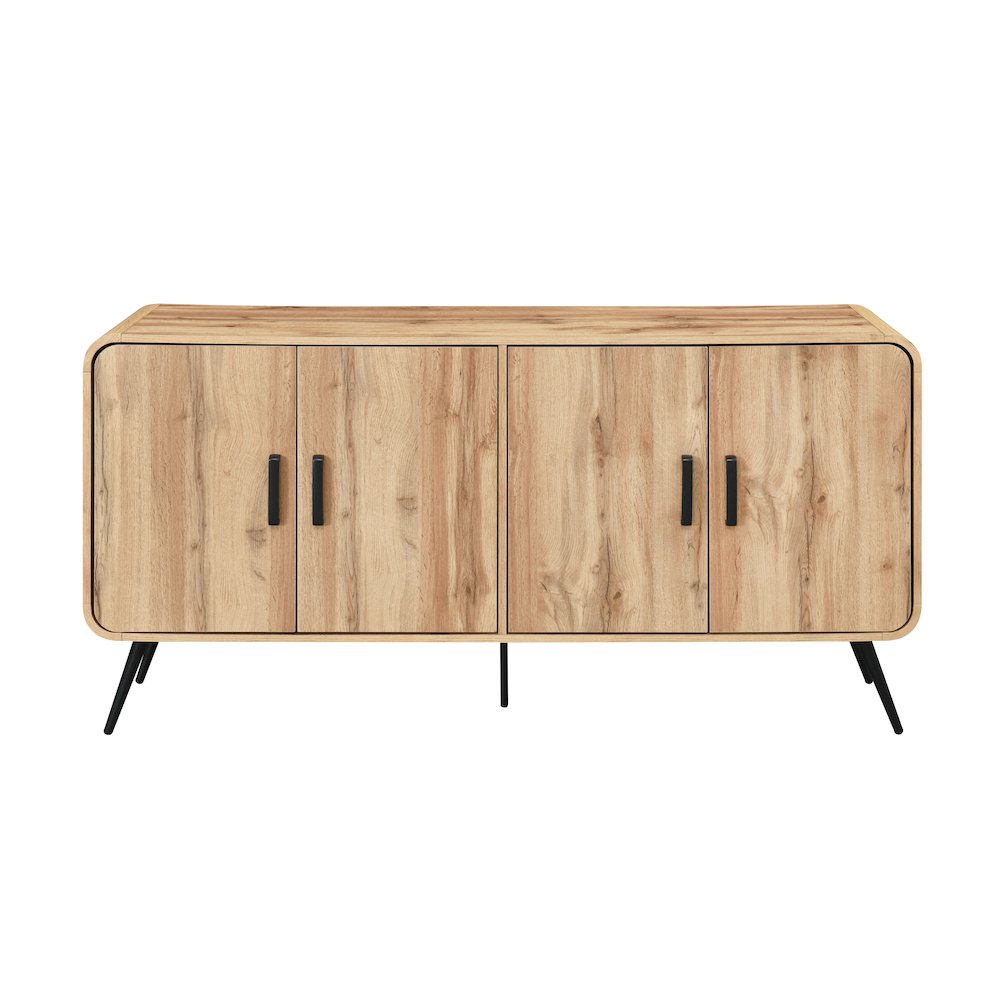 Rowan Wood Sideboard/TV Console in Natural/Beige. Picture 2