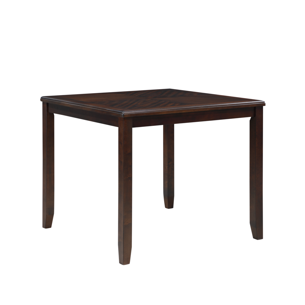 Furniture Gia 5-Piece Transitional Wood Counter Set in Cherry. Picture 5