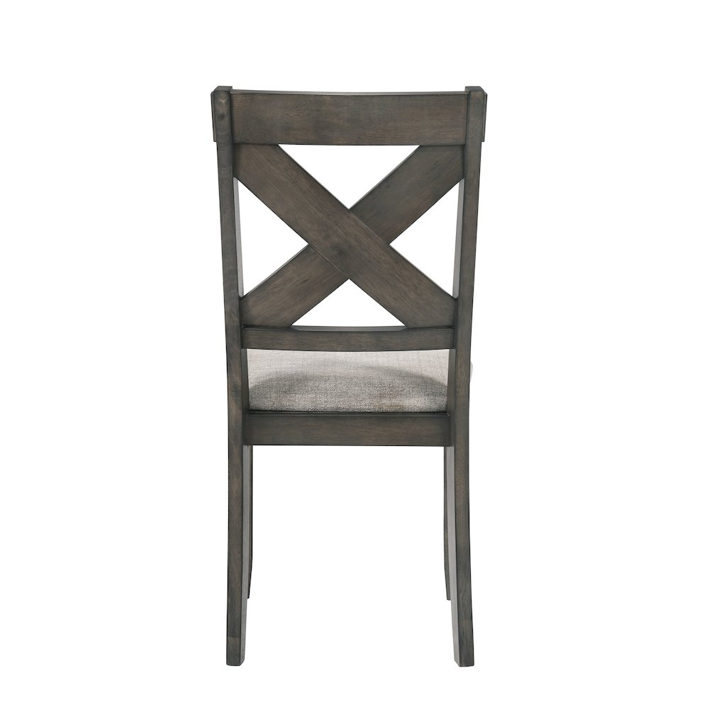 Gulliver Wood Side Chair (Set of 2), Rustic Brown. Picture 6