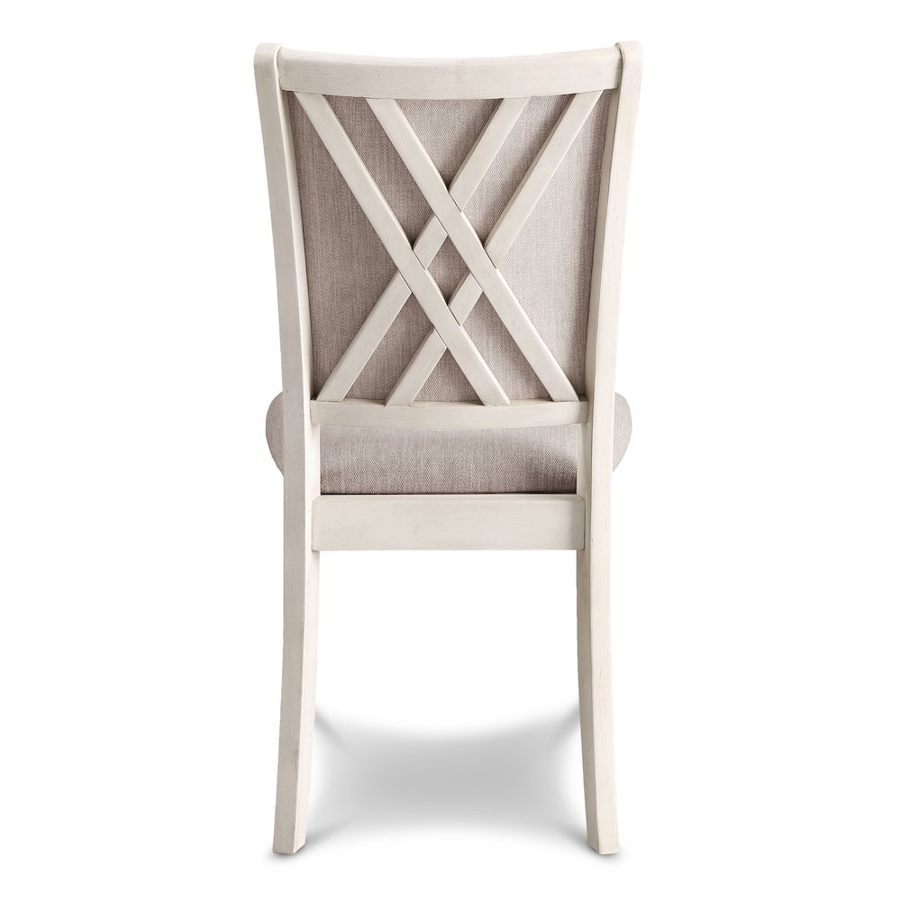 Amy Wood Dining Chair in Bisque (Set of 4). Picture 4
