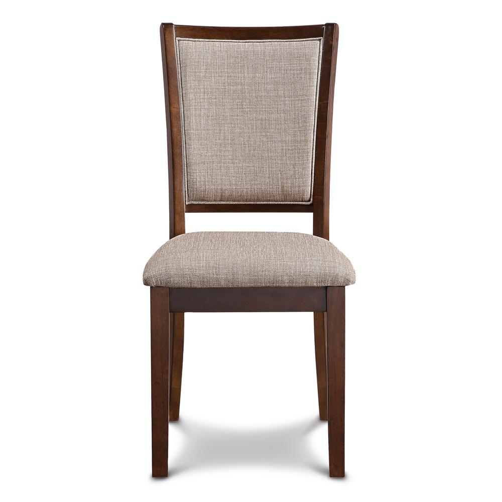 Furniture Amy 5-Piece Contemporary Wood Dining Set in Cherry. Picture 9