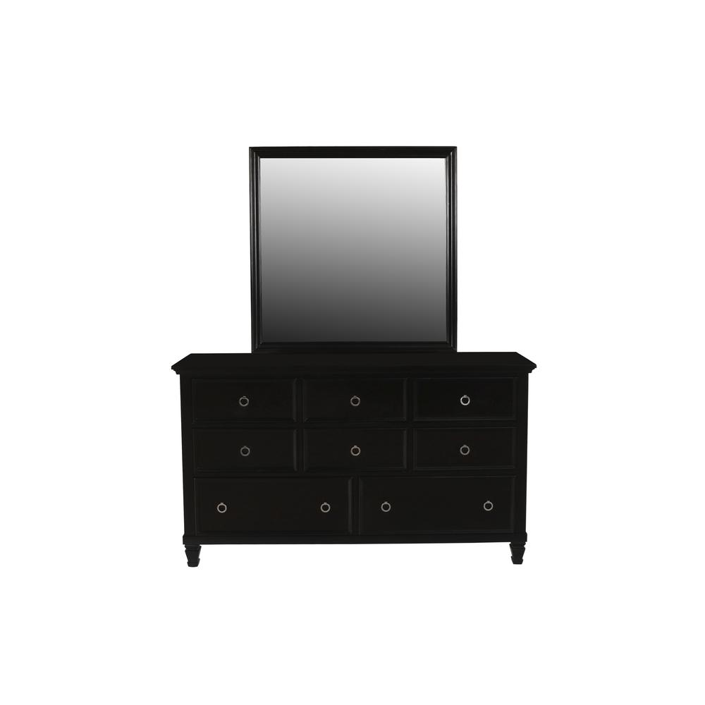 Furniture Tamarack Solid Wood 8-Drawer Dresser in Black / Mirror not Included. Picture 2