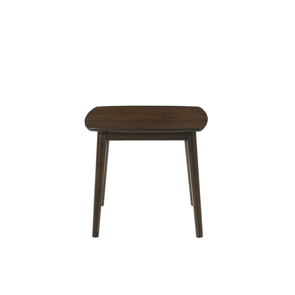 Felix 3-Piece Wood Coffee Table Set with 2 End Tables in Dark Walnut. Picture 7