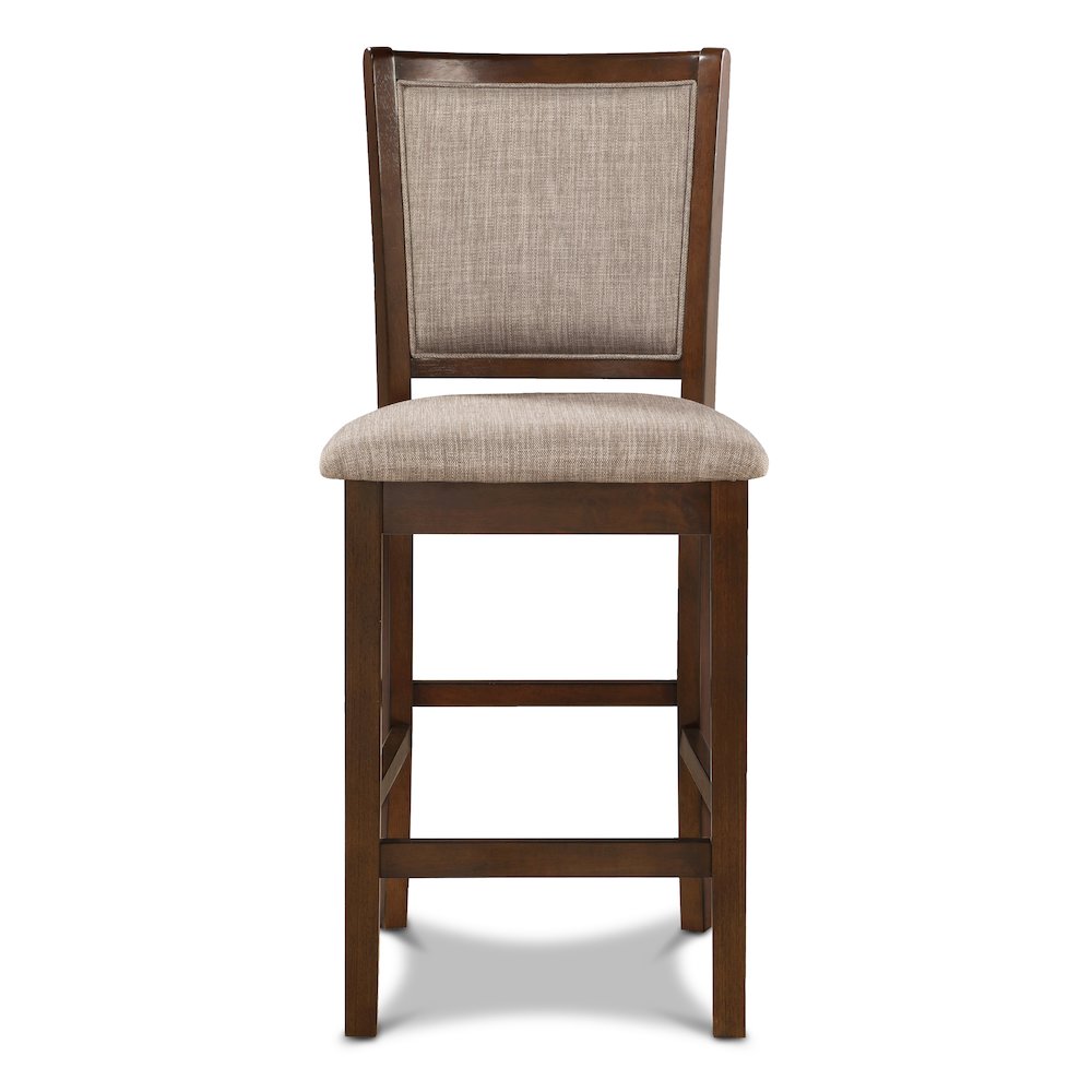 Amy Wood Counter Chair in Cherry (Set of 6). Picture 2