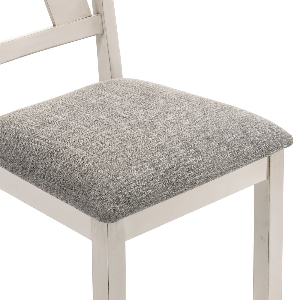 Maisie Wood Side Chair in White (Set of 6). Picture 5