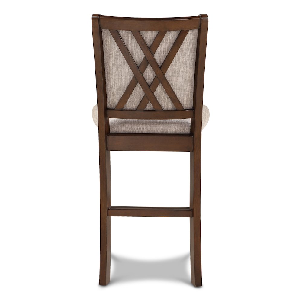 Amy Wood Counter Chair in Cherry (Set of 6). Picture 4