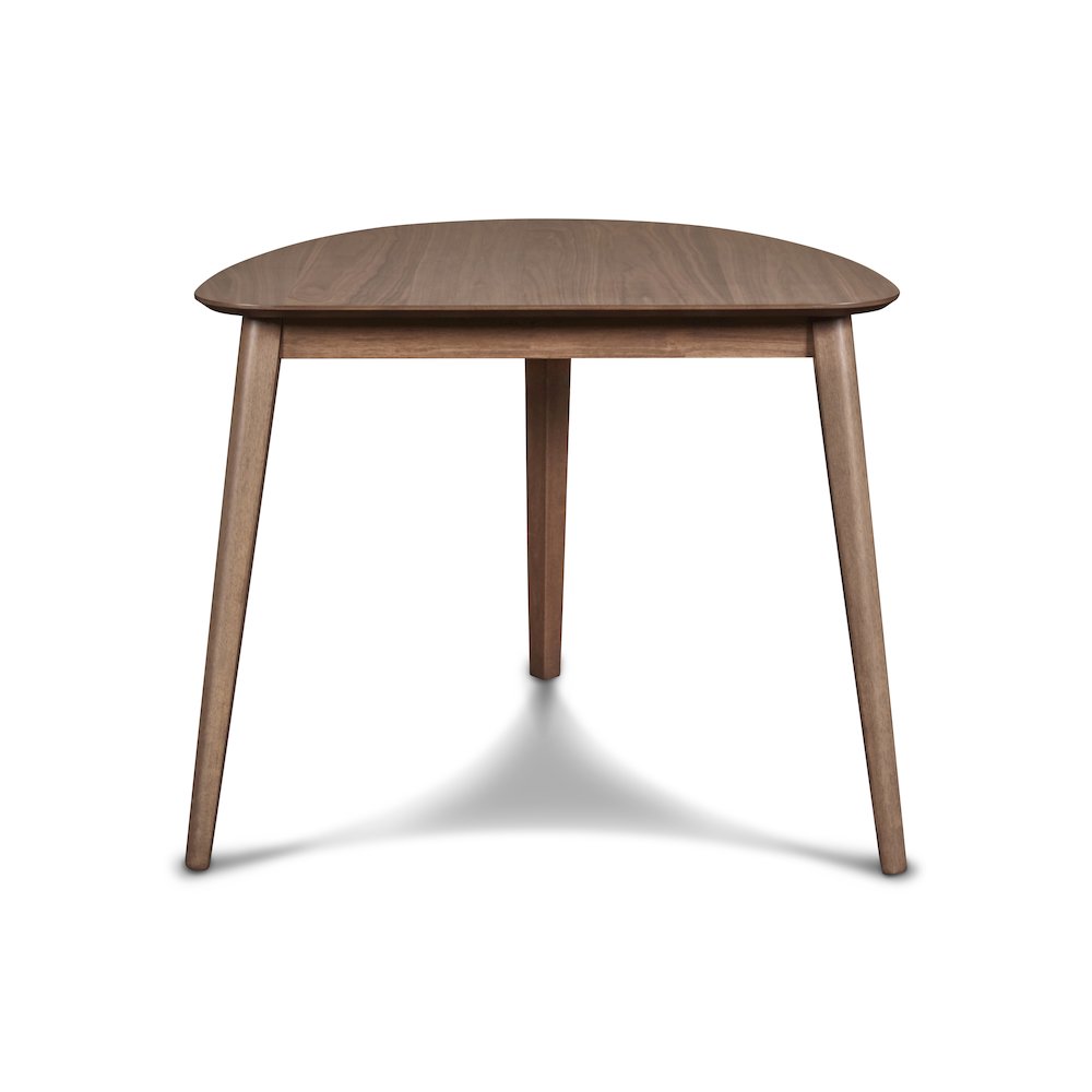 Oscar 3-Piece Wood Corner Table Set in Walnut/Dark Gray. Picture 4