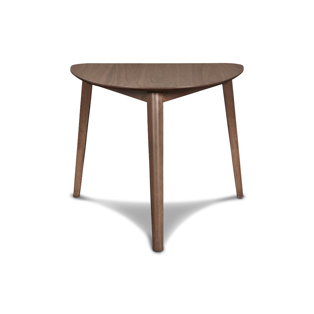 Oscar 3-Piece Wood Corner Table Set in Walnut/Dark Gray. Picture 14