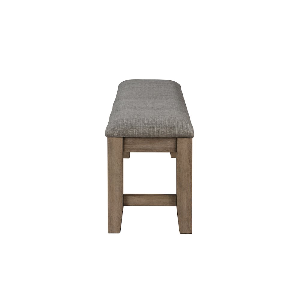Harrisburg Wood Dining Bench, Walnut. Picture 3