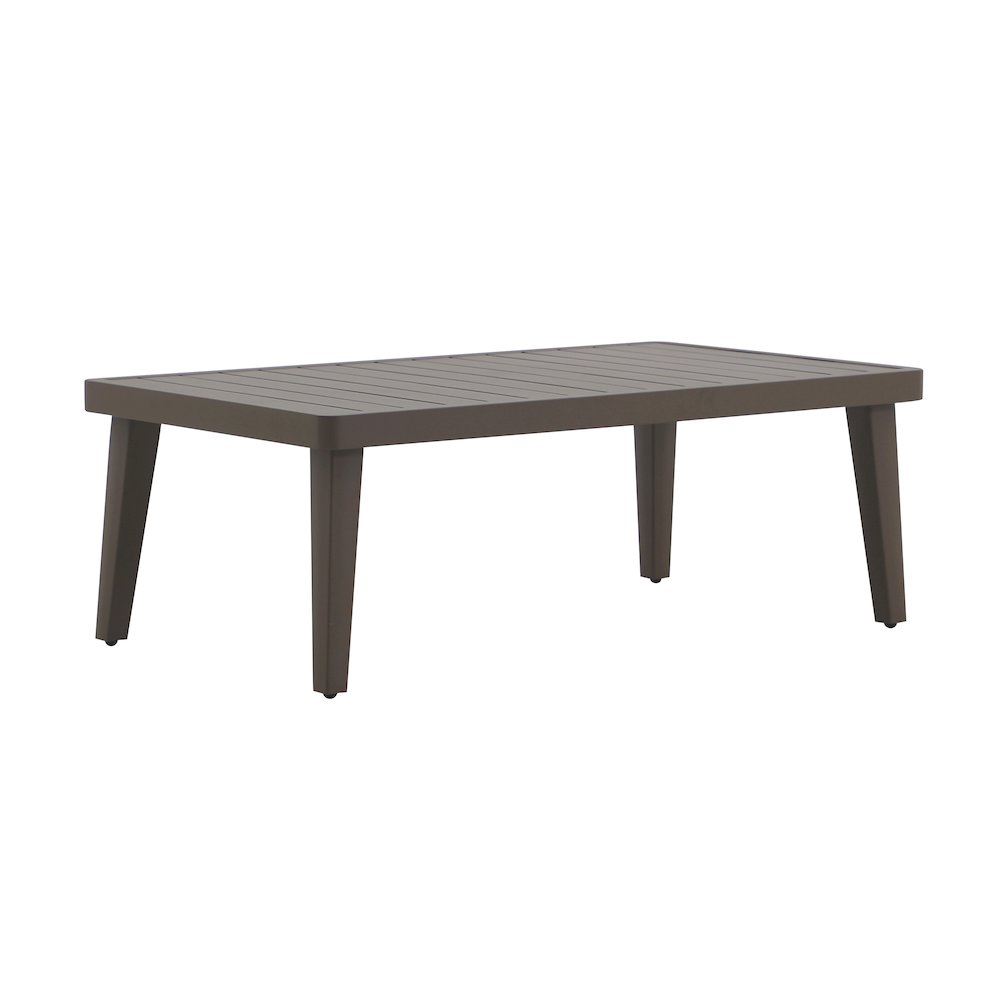 Genova 2-Piece Metal & Wicker Patio Set in Brown/Gray. Picture 7