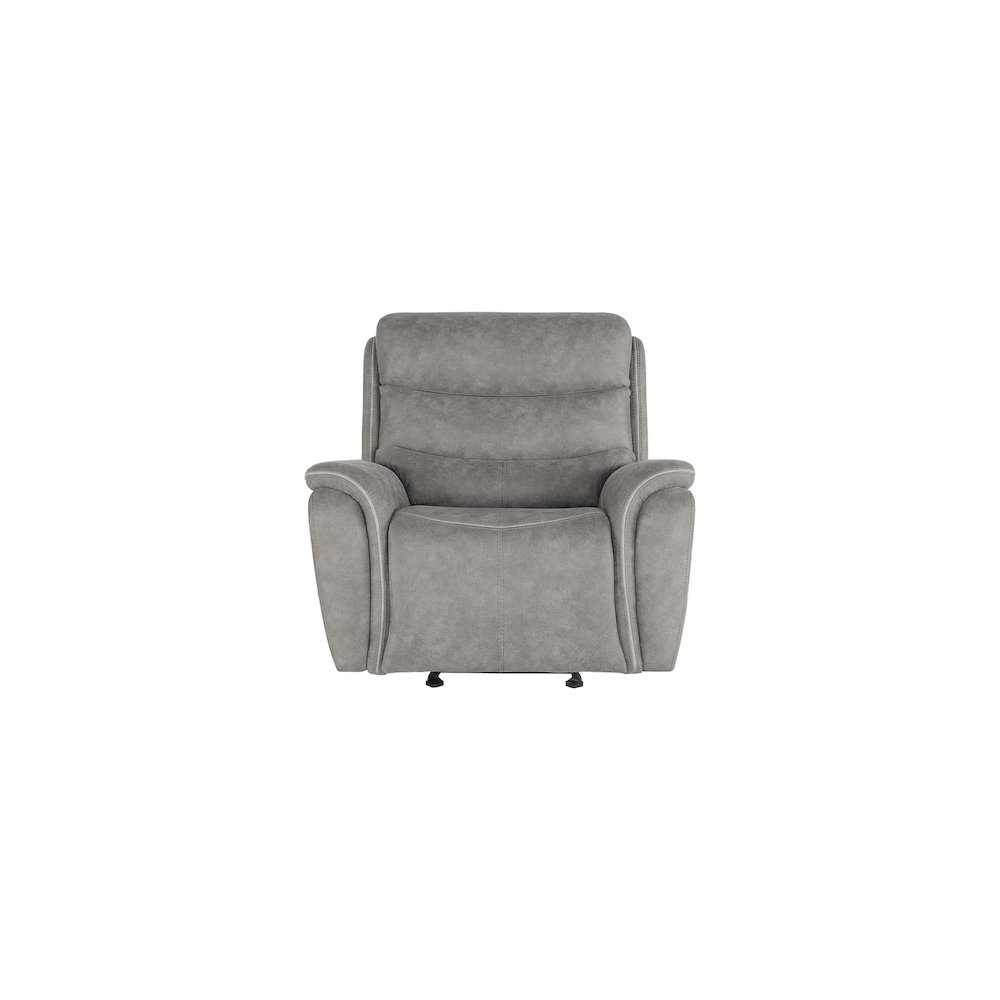 Kamari Fabric Power Glider Recliner, Gray. Picture 2