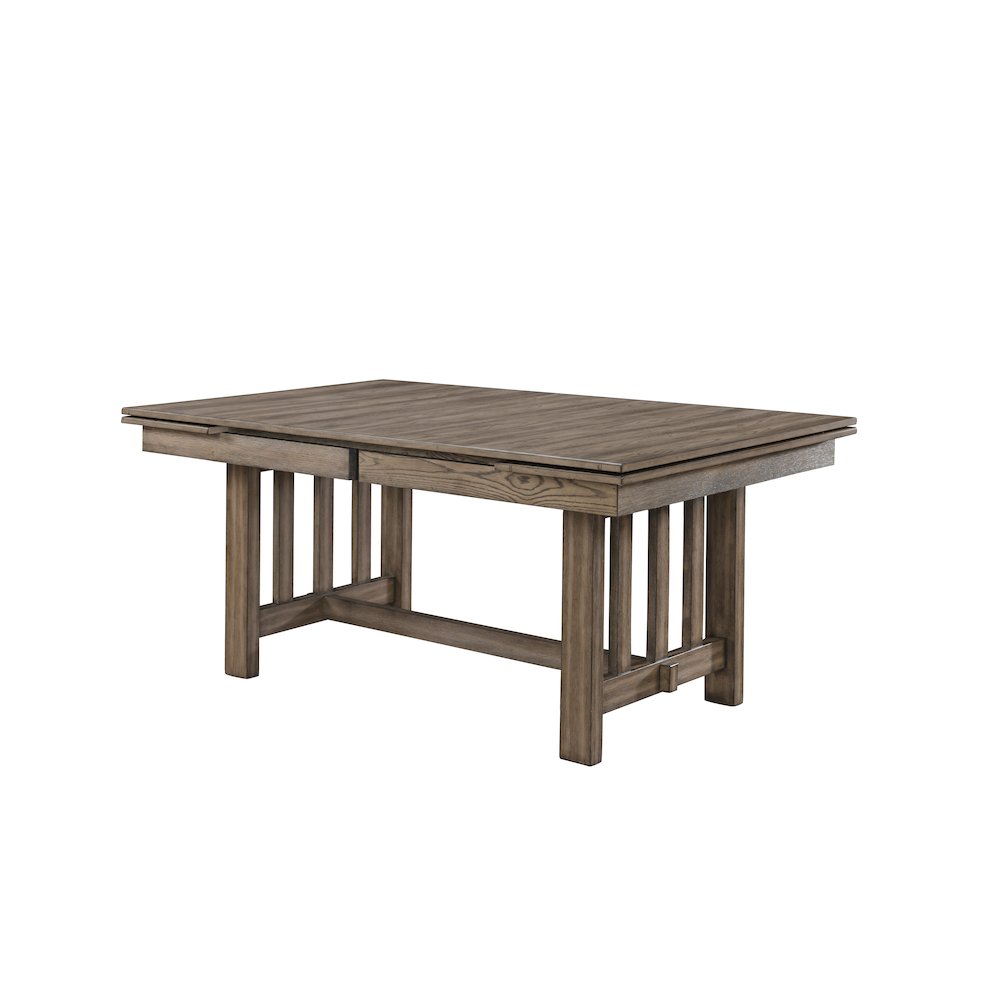 Harrisburg 6-Piece Wood Dining Set, Walnut. Picture 4