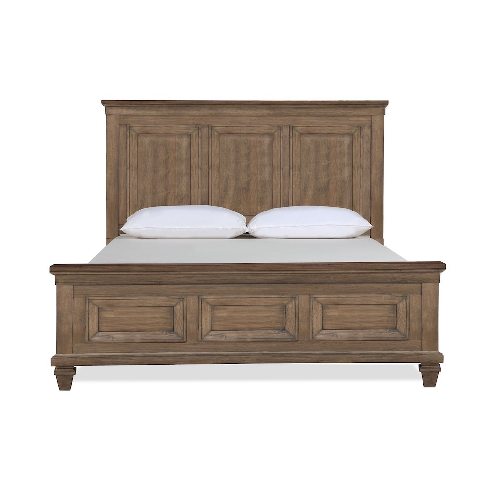 Mariana 4-Piece Wood King Bedroom Set, Chest, Mocha. Picture 3