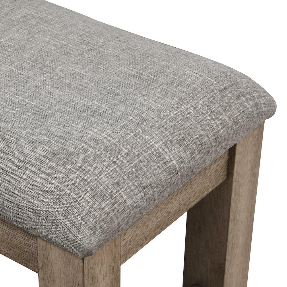 Harrisburg Wood Dining Bench, Walnut. Picture 4
