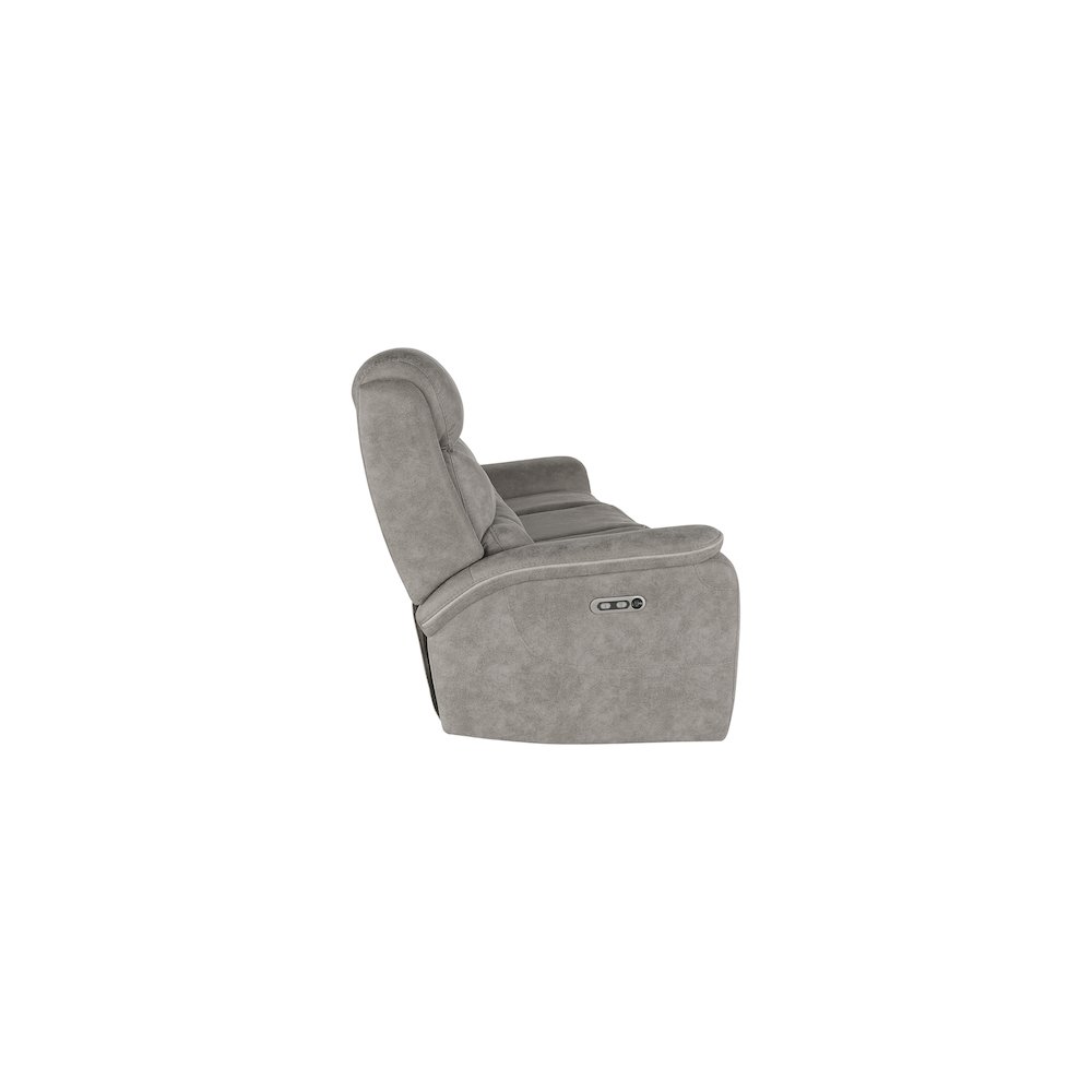 Kamari Fabric Power Reclining Sofa, Gray. Picture 3