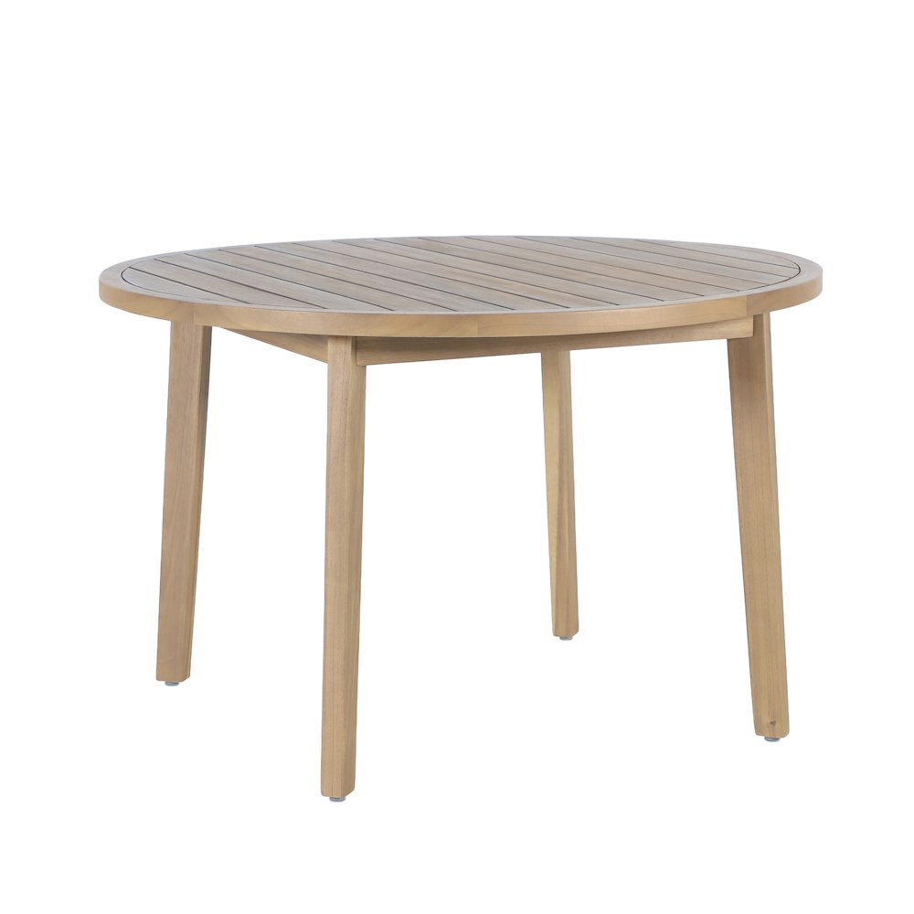 Arden 5-Piece Wood Outdoor Dining Set in Natural. Picture 3