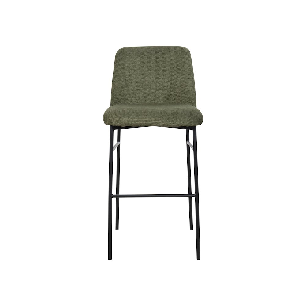 New Classic Furniture Erik Fabric Upholstered Bar Stool in Green (Set of 6). Picture 3
