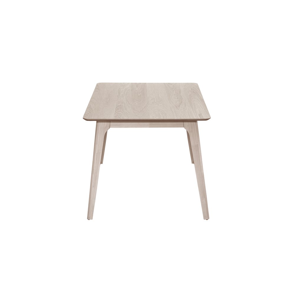 Oscar 5-piece Wood Dining Set, White Ash. Picture 5