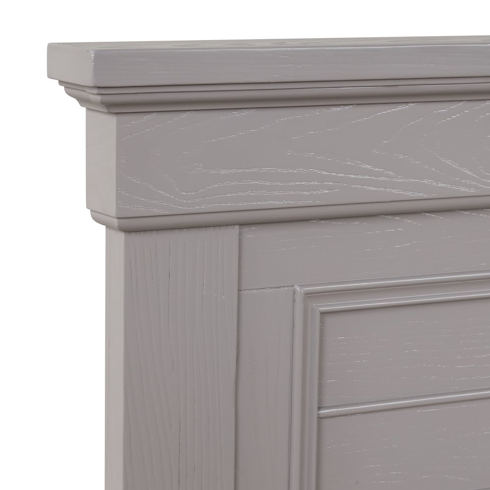 Jamestown Wood California King Storage Bed, Gray. Picture 5