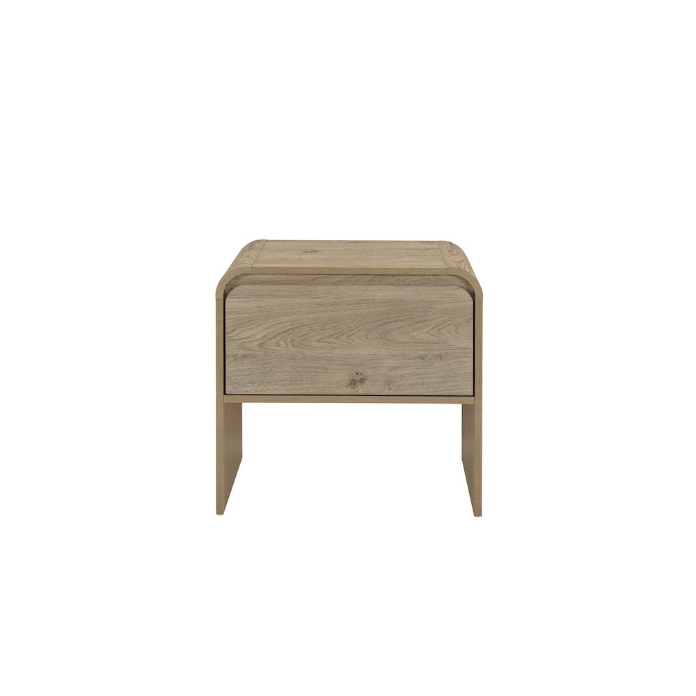 Mara 15.7 in Natural Rectangular Wood End Table (Set of 2). Picture 4