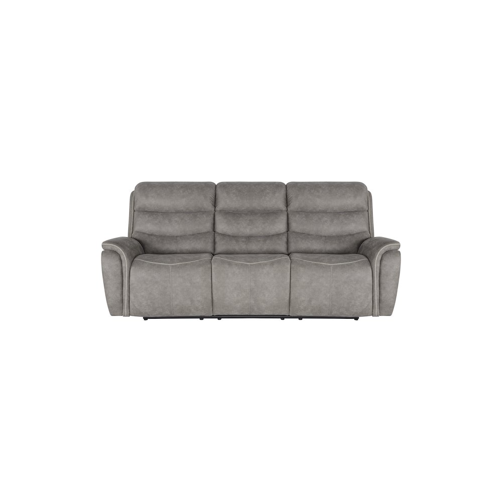 Kamari 3-Piece Fabric Manual Living Room Set, Gray. Picture 8