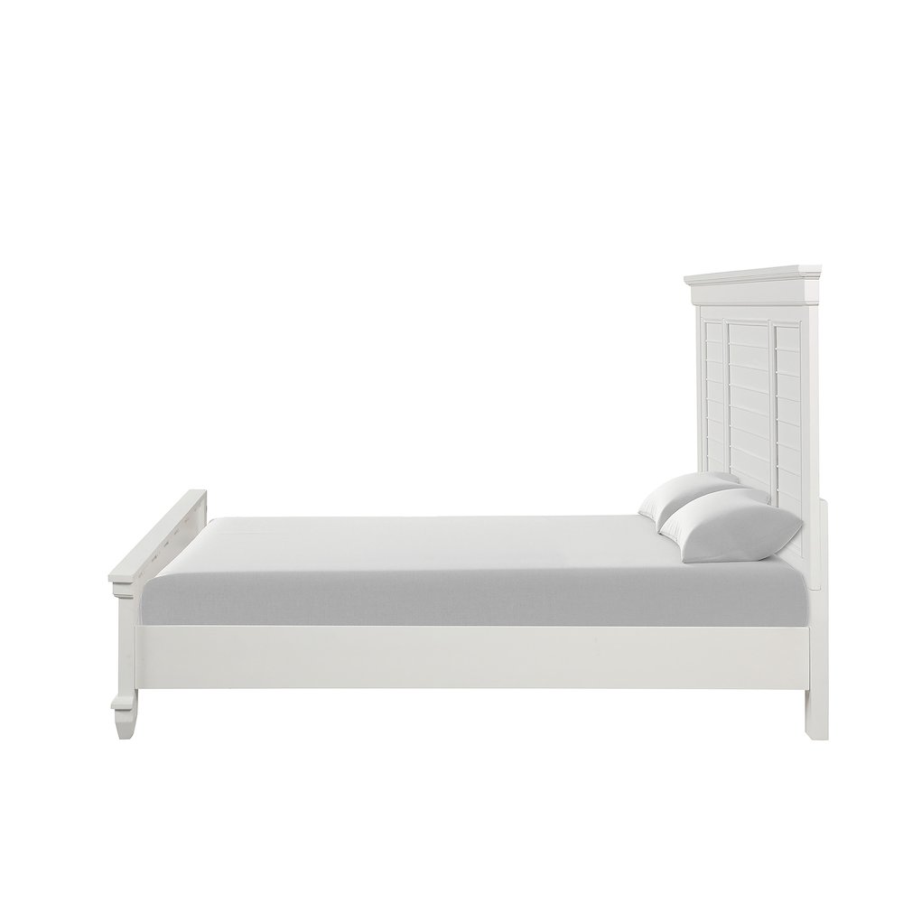 Jamestown Wood California King Storage Bed, White. Picture 3