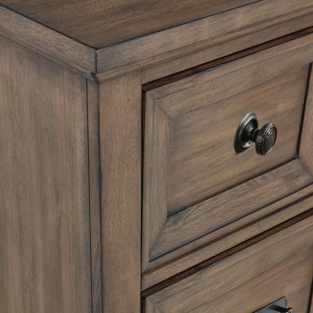 Mariana Wood 9-Drawer Dresser, Vintage Mocha. Picture 8