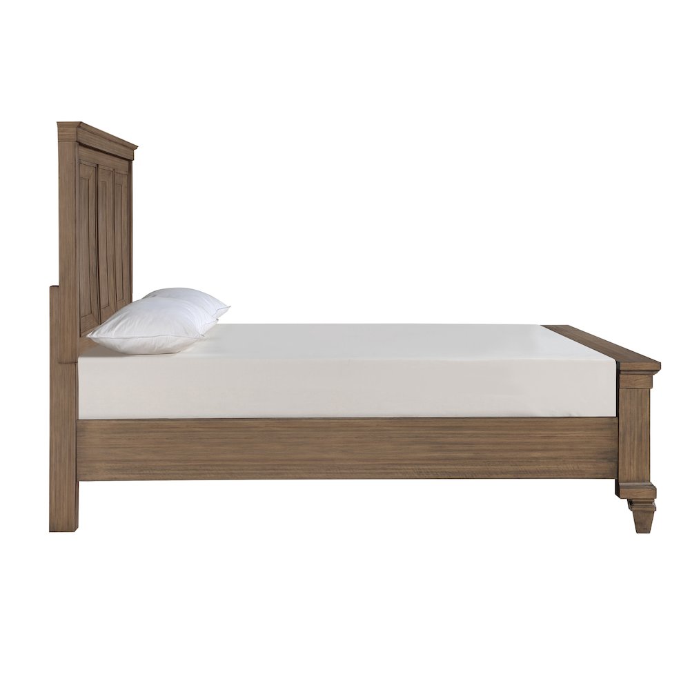 Mariana 4-Piece Wood King Bedroom Set, Chest, Mocha. Picture 4