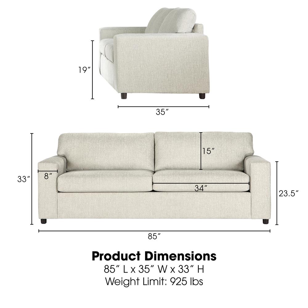 Kylo Natural Polyester Fabric Sofa Couch. Picture 6