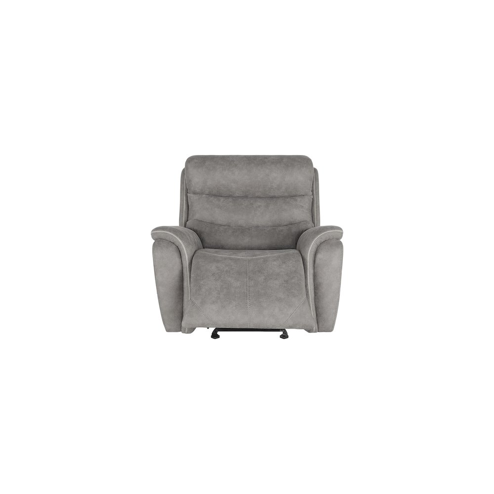 Kamari Fabric Power Glider Recliner, Gray. Picture 5