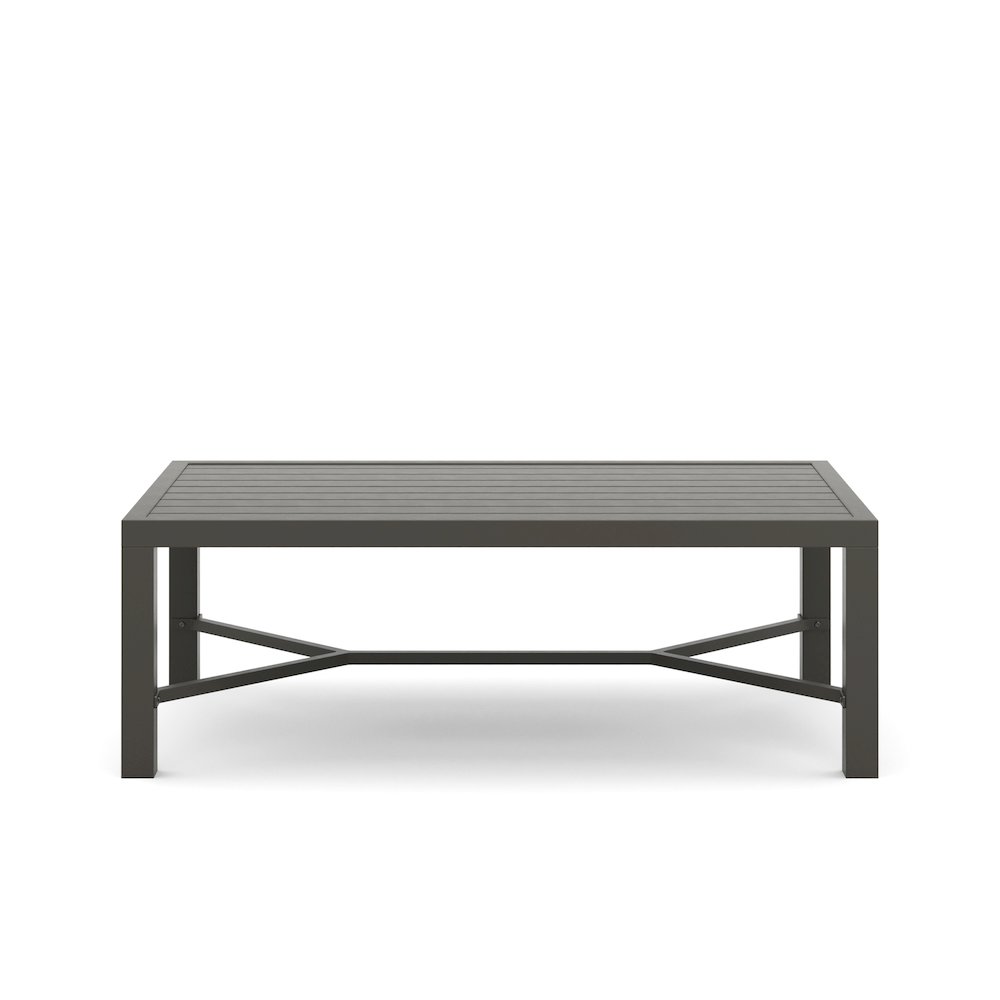 Skye 2 Pc Sofa And Slat Top Coffee Table Set-Gray. Picture 6