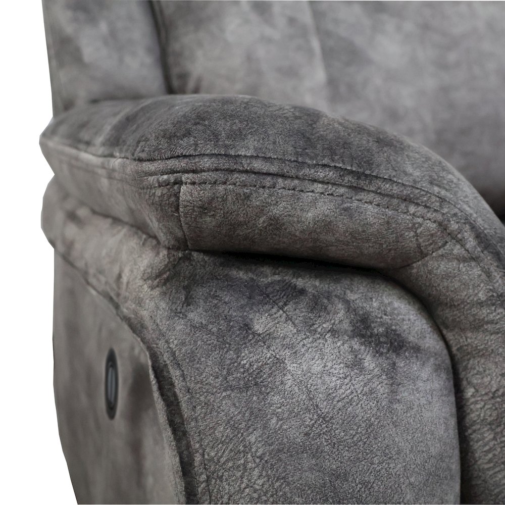 Park City  Sofa W/Pwr Fr-Slate. Picture 5