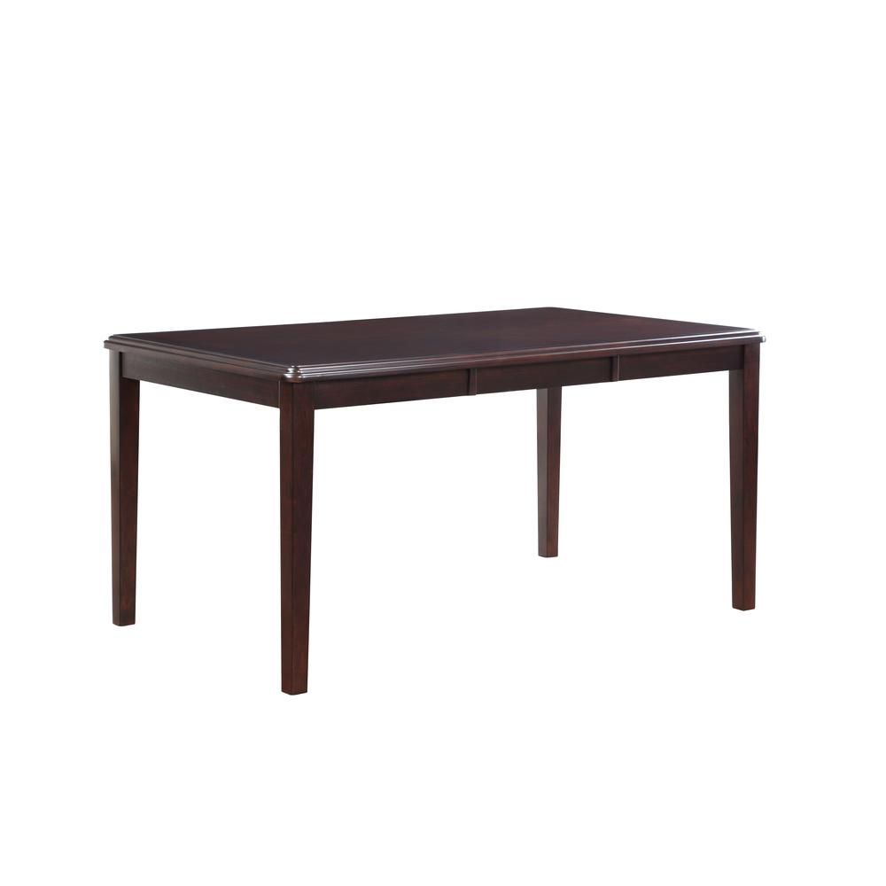 Gia 5-Piece 60" Wood Rectangular Dining Set with 4 Chairs in Ebony. Picture 8