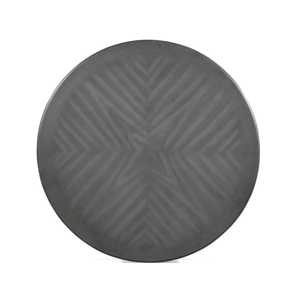 Amy 5-Piece Wood Round Counter Set with 4 Chairs in Gray. Picture 6