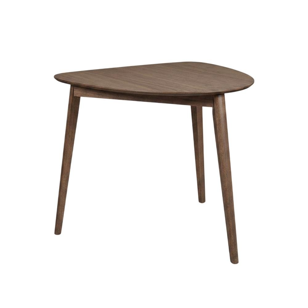 Solid Wood Corner Dining Table – Small Mid Century Modern Table in Walnut. Picture 1