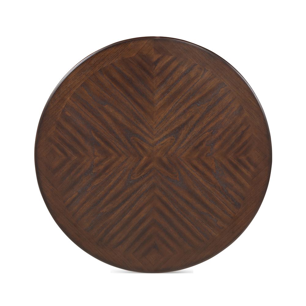 Amy 5-Piece Wood Round Counter Set with 4 Chairs in Cherry. Picture 3