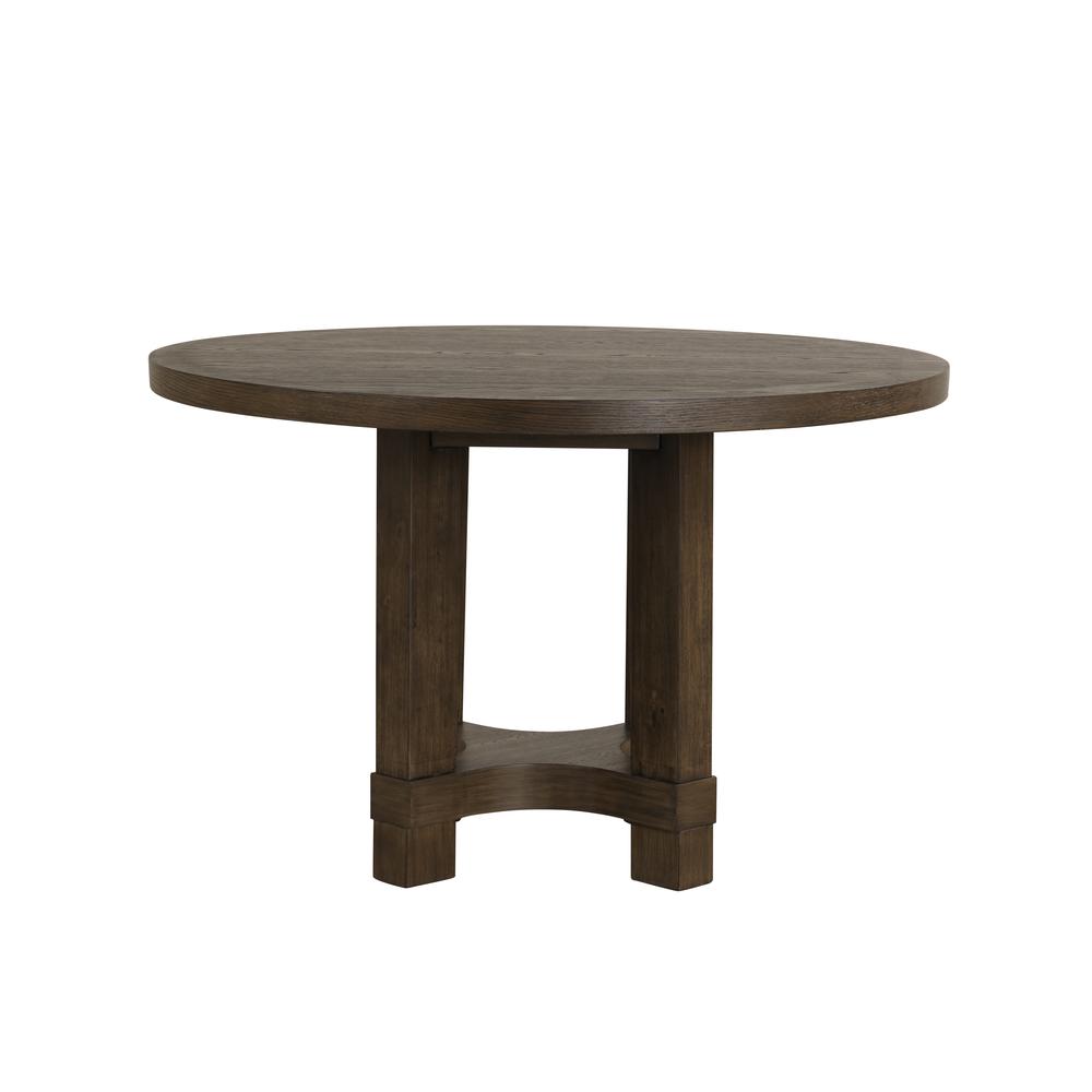 Cityscape Round Dining Table-Walnut. Picture 1