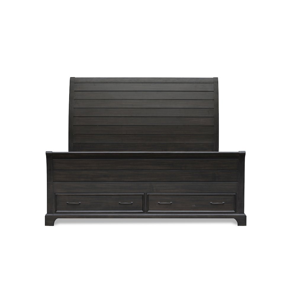 Stafford County 6/6 Storage Bed - Walnut. Picture 2