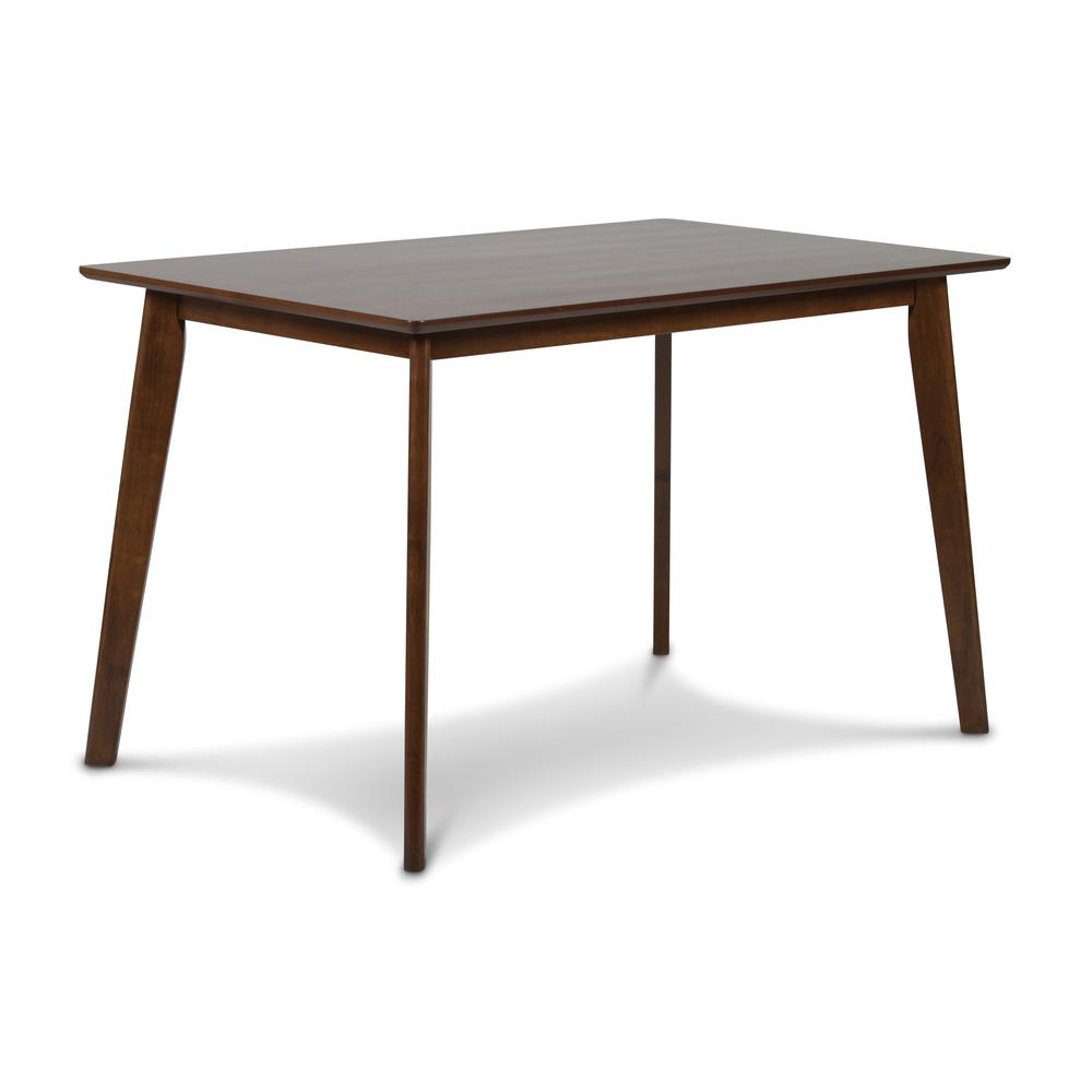 Furniture Morocco 5-Piece Mid-Century Wood Dining Set in Green. Picture 6